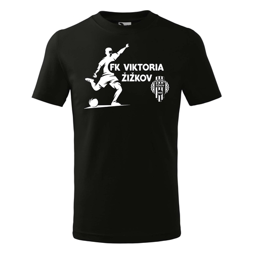 Tričko fotbalista černé